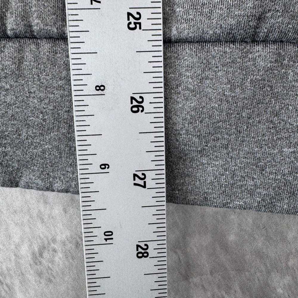 Nike Swoosh Hoodie Men's XL Gray Dri Fit Logo Skate Grunge Check Sweatshirt Y2K - Picture 6 of 7